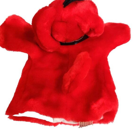 Vtg Clifford The Big Red Dog Hand Puppet Plush Norman Bridwell Merry Makers 95' - Picture 5 of 15